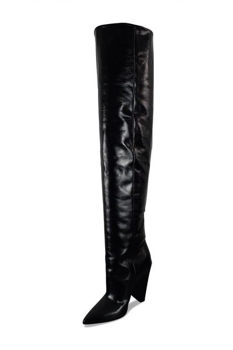 Saint Laurent Botas Niki 105 Negro - Image 4