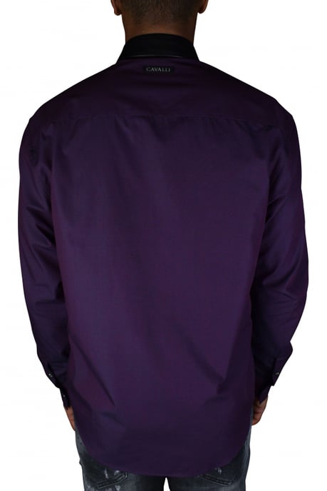 Roberto Cavalli Camisa Púrpura - Image 3