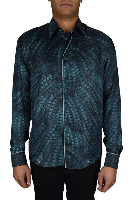 Roberto Cavalli Camisa Verde - Image 2
