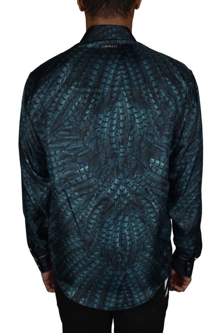 Roberto Cavalli Camisa Verde - Image 3