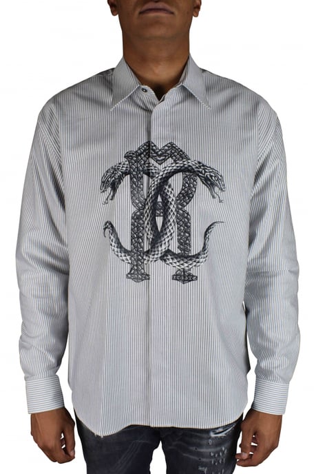 Roberto Cavalli Camisa Azul - Image 2