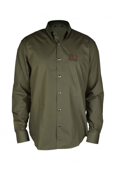 Roberto Cavalli Camisa Caqui - Image 1
