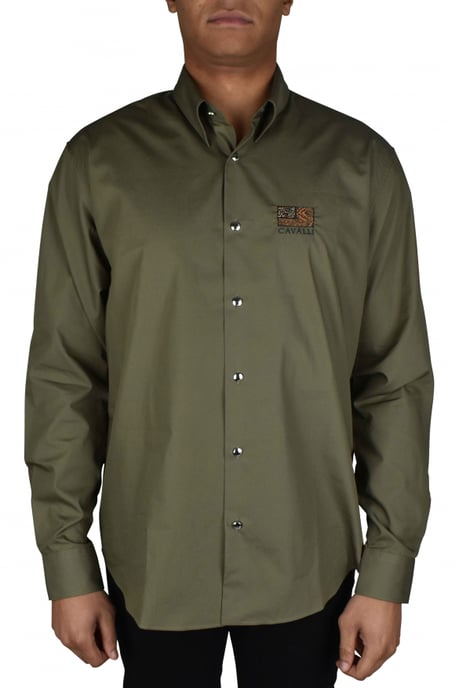 Roberto Cavalli Camisa Caqui - Image 2
