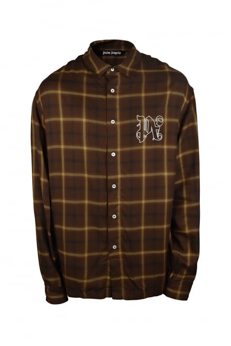 Palm Angels Camisa Marrón - Image 1