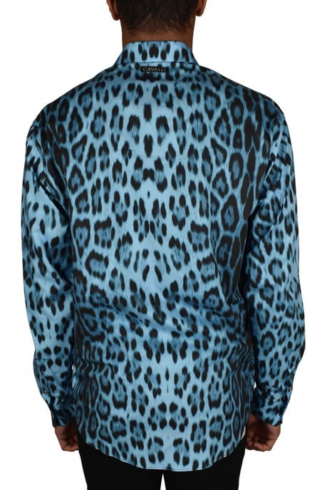 Roberto Cavalli Camisa Azul - Image 3