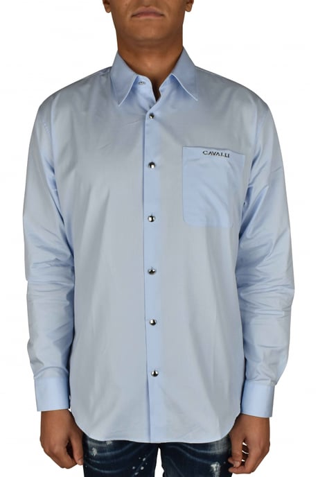 Roberto Cavalli Camisa Azul - Image 2