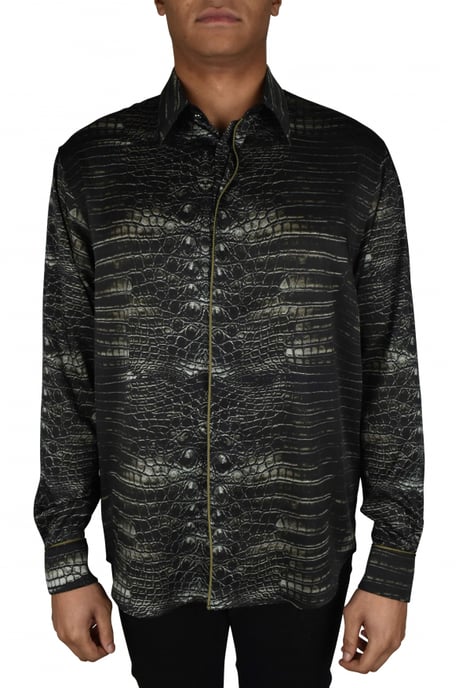Roberto Cavalli Camisa Marrón - Image 2