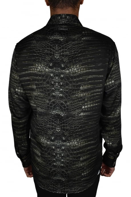 Roberto Cavalli Camisa Marrón - Image 3