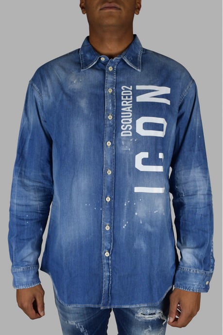 Dsquared2 Camisa vaquero Azul - Image 2