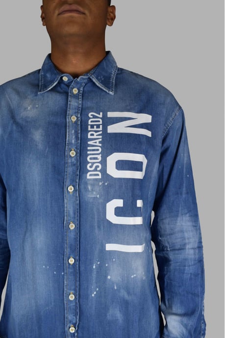 Dsquared2 Camisa vaquero Azul - Image 3