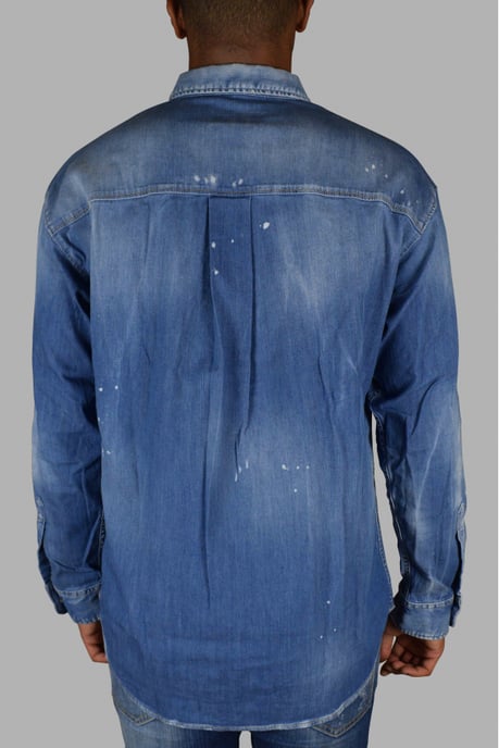 Dsquared2 Camisa vaquero Azul - Image 4