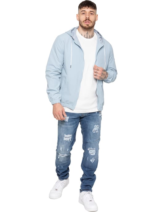 Enzo Milano Chaqueta cortavientos para hombre - Image 3