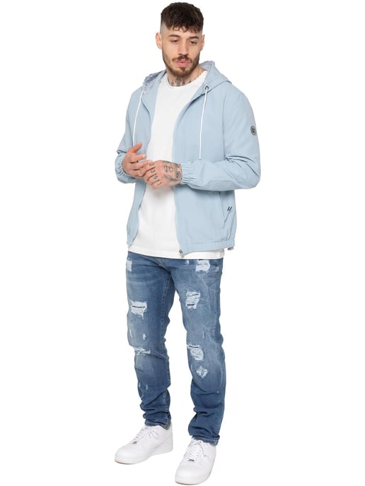 Enzo Milano Chaqueta cortavientos para hombre - Image 5