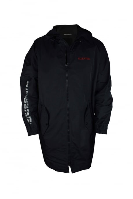 Valentino Garavani Chaqueta impermeable Negro - Image 1