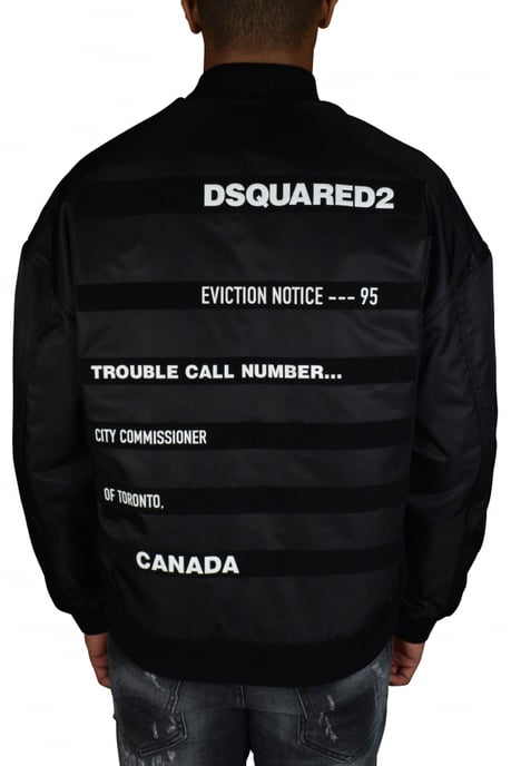 Dsquared2 Chaqueta Bomber Negro - Image 3