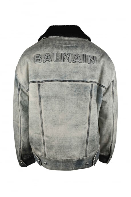 Balmain Chaqueta vaquera Azul - Image 3