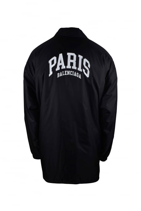 Balenciaga Chaqueta impermeable Negro - Image 3
