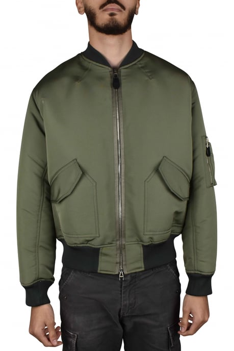Alexander McQueen Chaqueta Bomber Caqui - Image 2