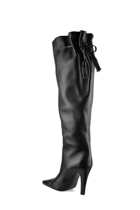 Saint Laurent Botas Gathered Marrón - Image 3