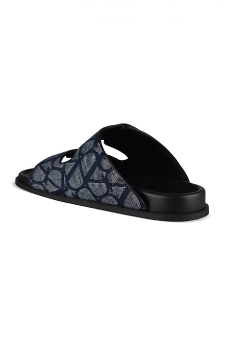 Valentino Garavani Sandalias V Logo Azul - Image 3