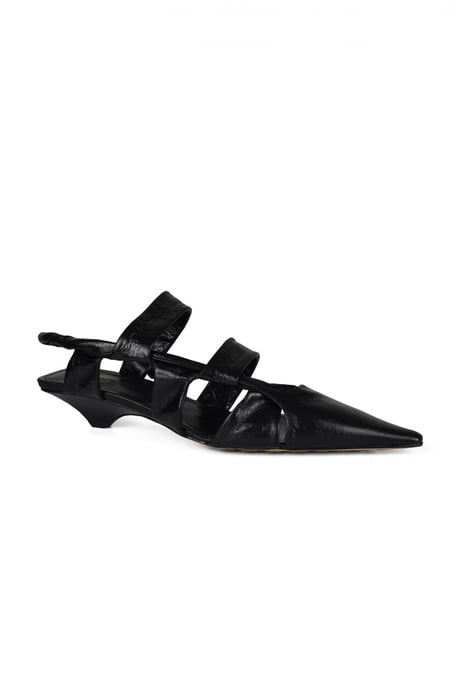 Bottega Veneta Sandalias BV Point Negro - Image 3