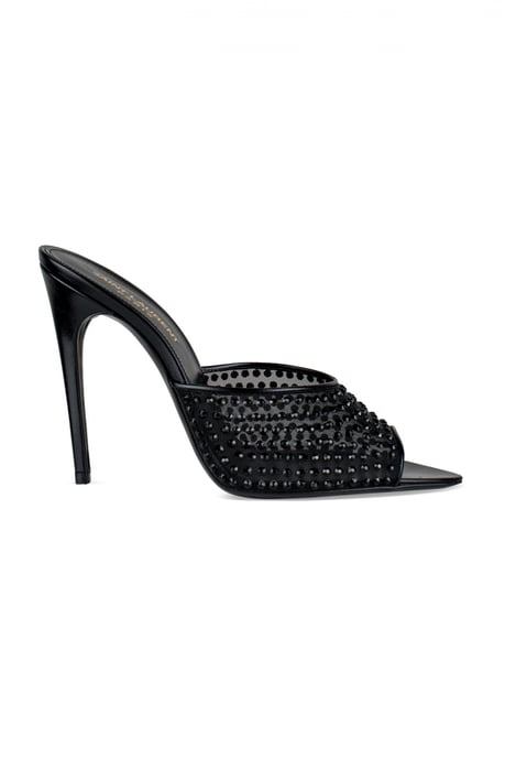 Saint Laurent Mules Blonde Negro - Image 1