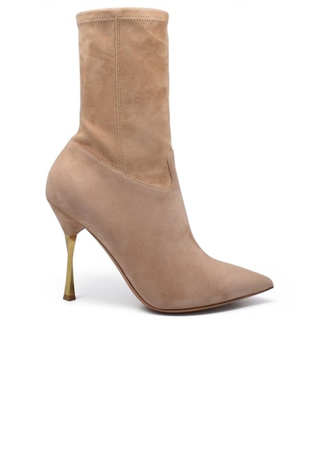 Valentino Garavani Botines de tacón trenzado Beige - Image 1