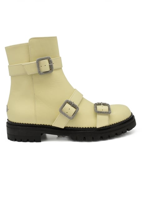 Jimmy Choo Botas Hank Flat Beige - Image 1