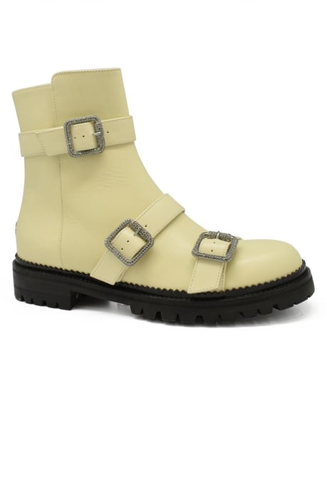 Jimmy Choo Botas Hank Flat Beige - Image 3