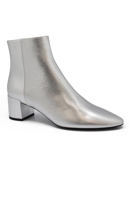 Saint Laurent Botines Loulou 50 Plateado - Image 3