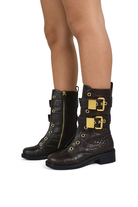 Giuseppe Zanotti Botas de cuero Marrón - Image 2
