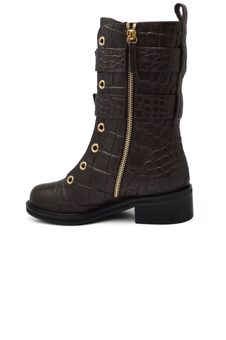 Giuseppe Zanotti Botas de cuero Marrón - Image 4