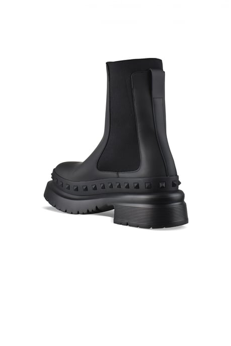 Valentino Garavani Botas M-Way Rockstud Negro - Image 3