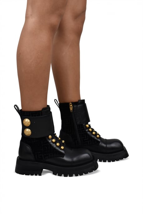 Balmain Botas Ranger Army Negro - Image 2