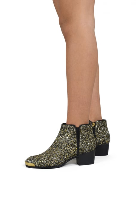 Giuseppe Zanotti Botas de cuero Oro - Image 2