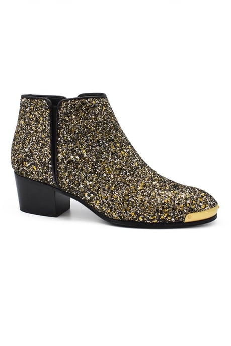 Giuseppe Zanotti Botas de cuero Oro - Image 3