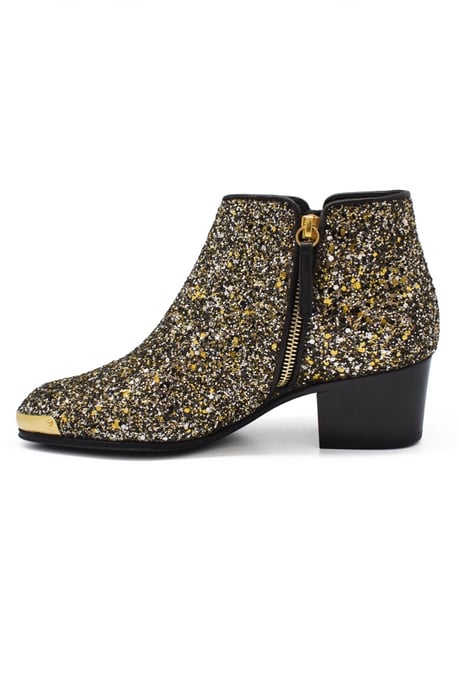 Giuseppe Zanotti Botas de cuero Oro - Image 4