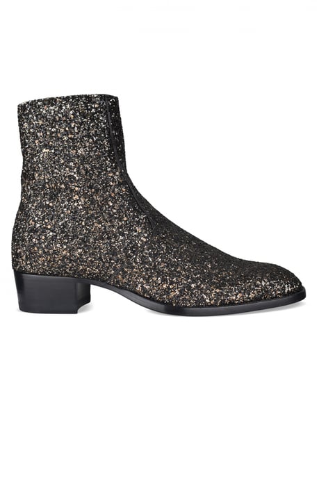 Saint Laurent Botines Wyatt 40 Negro - Image 1