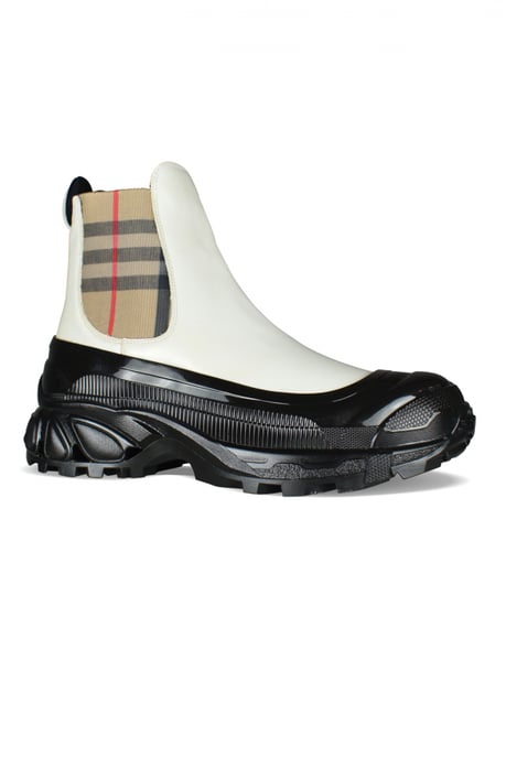 Burberry Botas Chelsea Blanco - Image 2