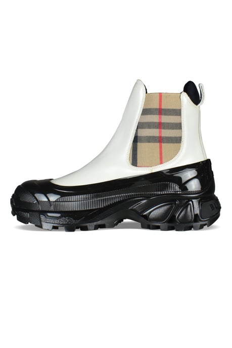 Burberry Botas Chelsea Blanco - Image 3