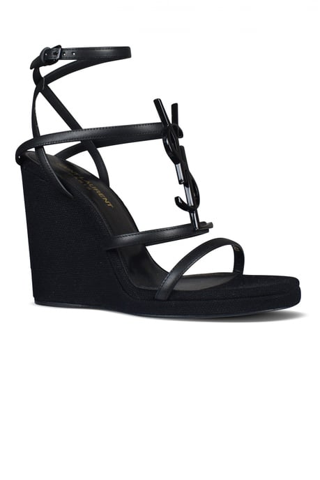 Saint Laurent Alpargatas Cassandra Negro - Image 2
