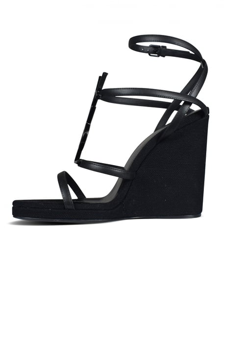 Saint Laurent Alpargatas Cassandra Negro - Image 3