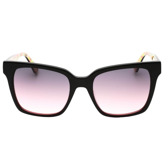 Kate Spade Harlow/G/S Gafas de sol negras con lentes gris fucsia - Image 1