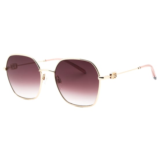 Gafas de sol amarillas DK con lentes degradados marrones de Tommy Hilfiger - Image 2