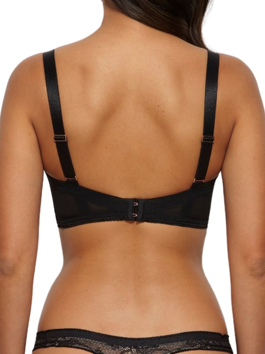 VIP Retrolution Padded Staylo Plunge Bra Black - Image 2