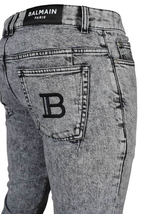 Balmain Vaqueros Gris - Image 3