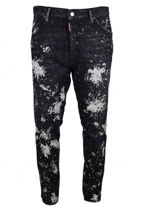 Dsquared2 Jean Relax Long Crotch Negro - Image 1