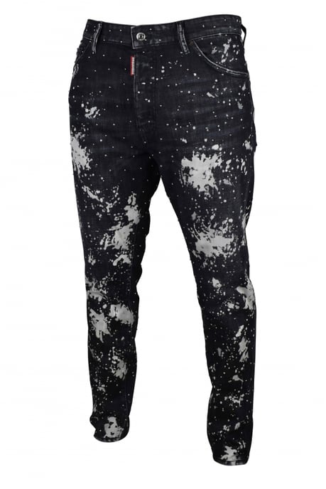 Dsquared2 Jean Relax Long Crotch Negro - Image 3