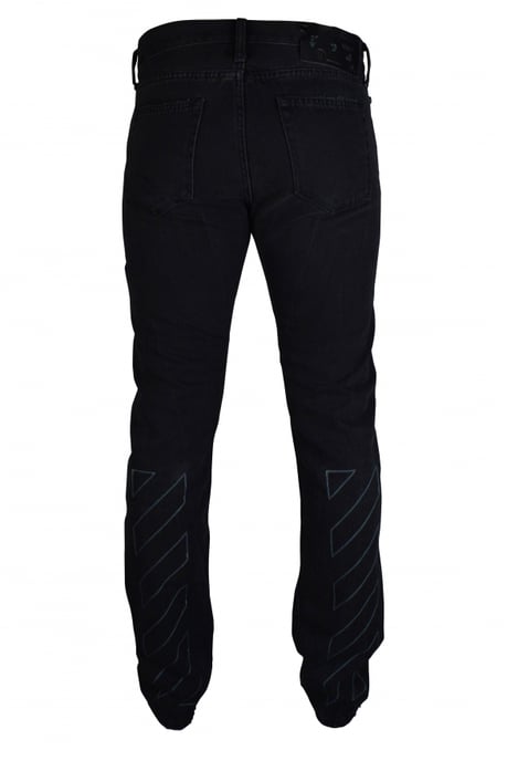 Off-White Vaqueros Negro - Image 4