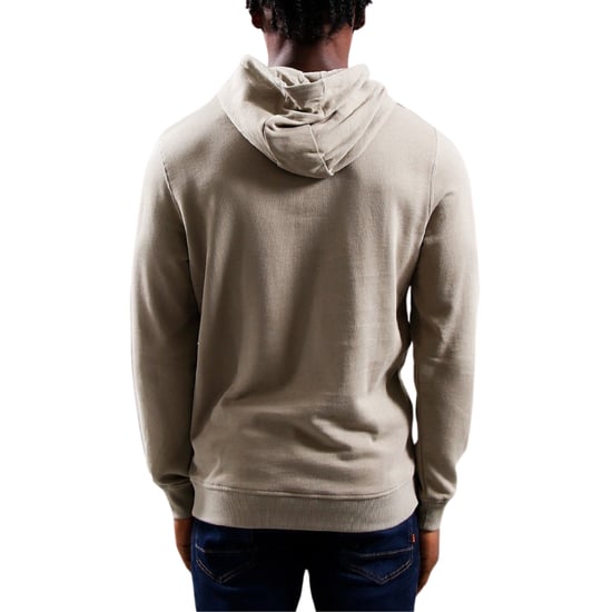 Lyle & Scott Branded sudadera con capucha color caqui y beige ahumado - Image 2